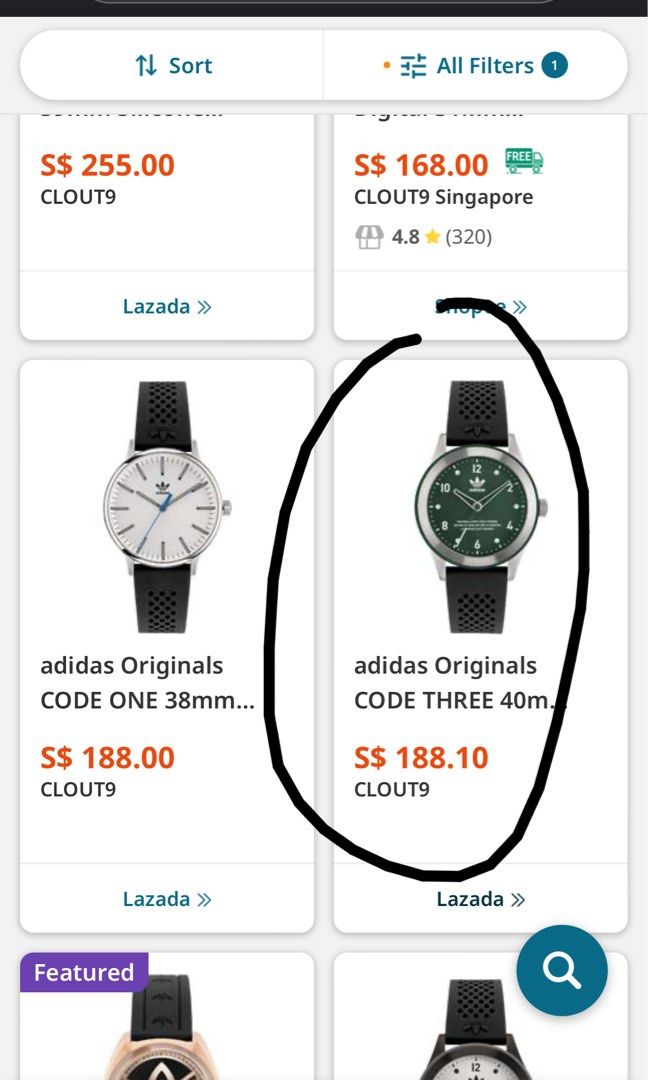 Adidas watch lazada on sale