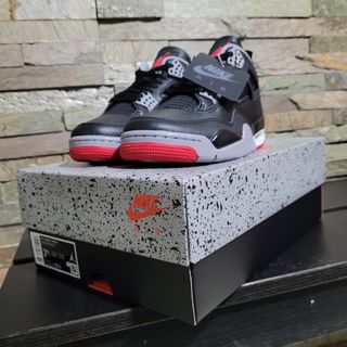 Nike Air Jordan 4 Retro Bred 2019 Men s Fashion Footwear