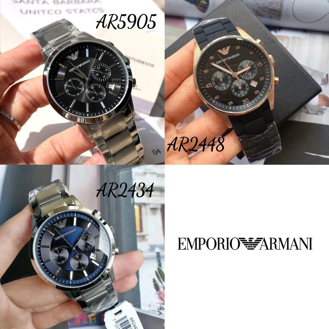Emporio Armani Rose Gold Chronograph Men's Watch AR5905 (Unboxing)  @UnboxWatches - YouTube