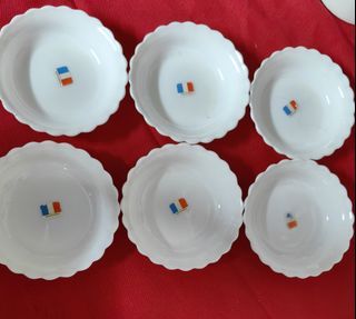 Arcopal small bowls