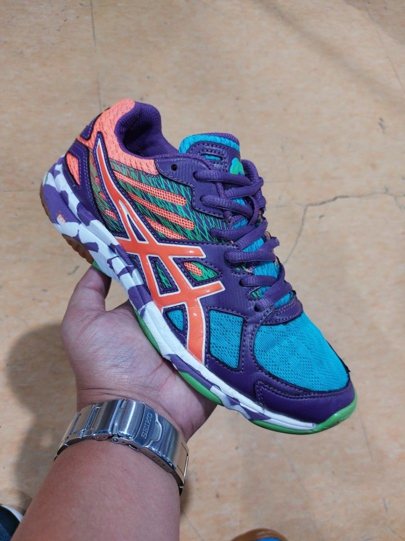 Asics Gel Flashpoint 2 Women s Volleyball Athletic Shoes 23.5 cm Women s Fashion Footwear Sneakers on Carousell