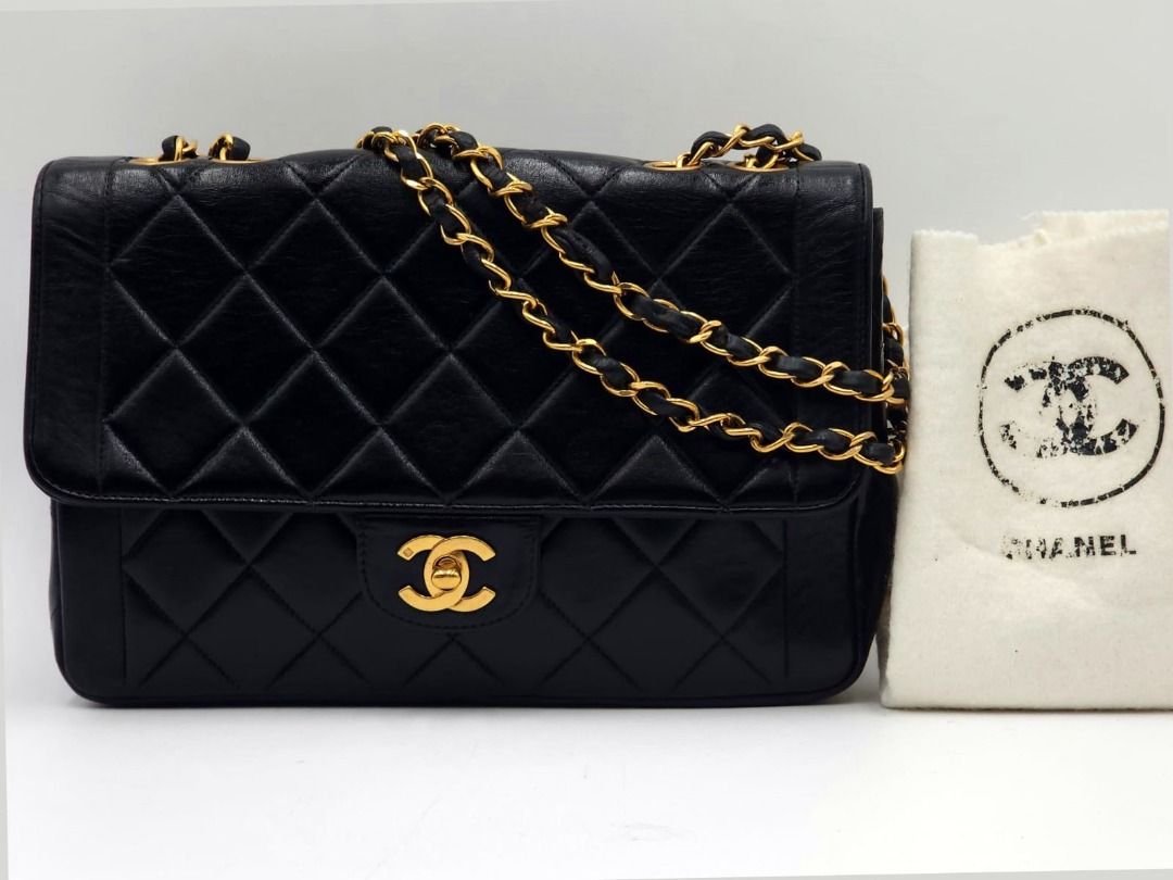 Authentic chanel outlet flap bag
