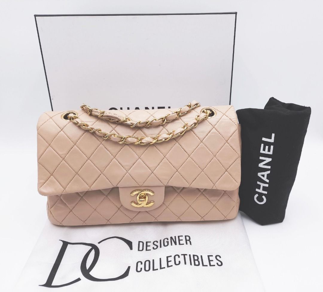 Authentic chanel double flap bag shop
