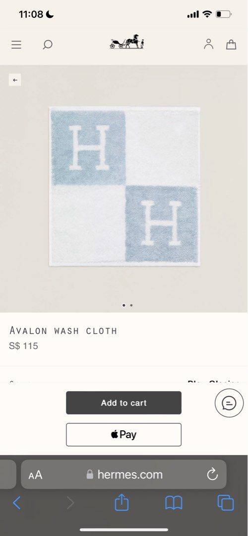 Hermes face 2025 towel
