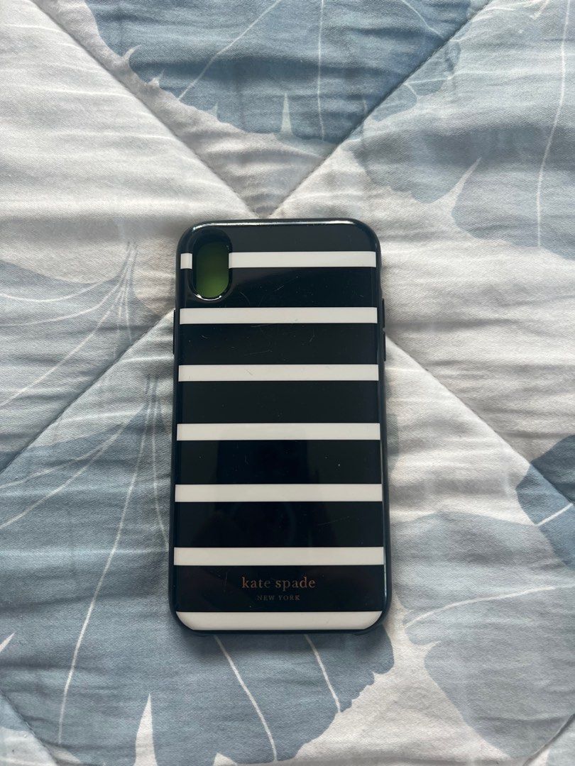 authentic kate spade stripe iphone xr phone case (Category: Cases & Sleeves) located in Makati City. Submitted by i_xalvarez (Listing ID 1288700152, Image 2). Description: .