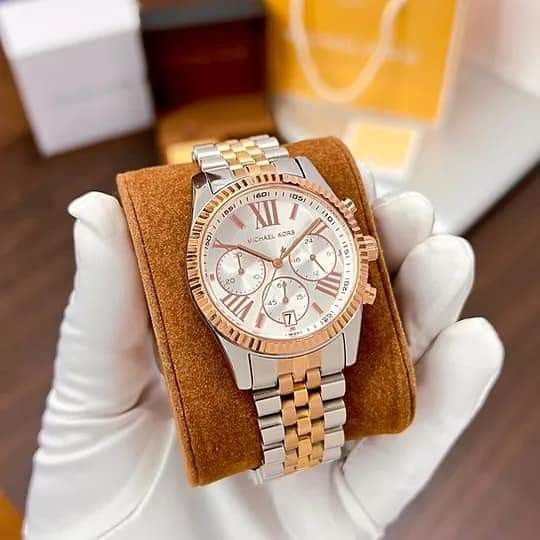 Authentic Mk tri color Watch for women Women s Fashion Watches Accessories Watches on Carousell