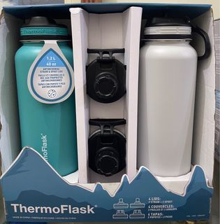 Authentic ThermoFlask 1.2L Insulated Bottle 2 Pack