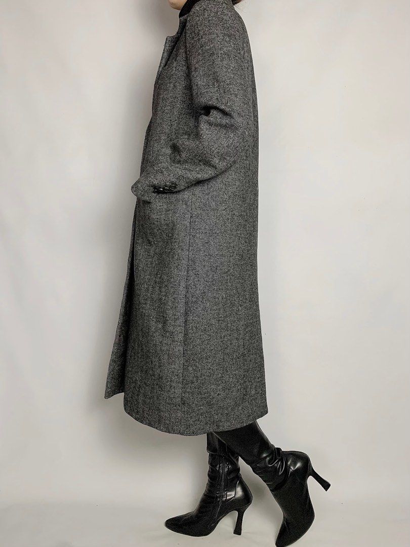 Herringbone winter coat new arrivals
