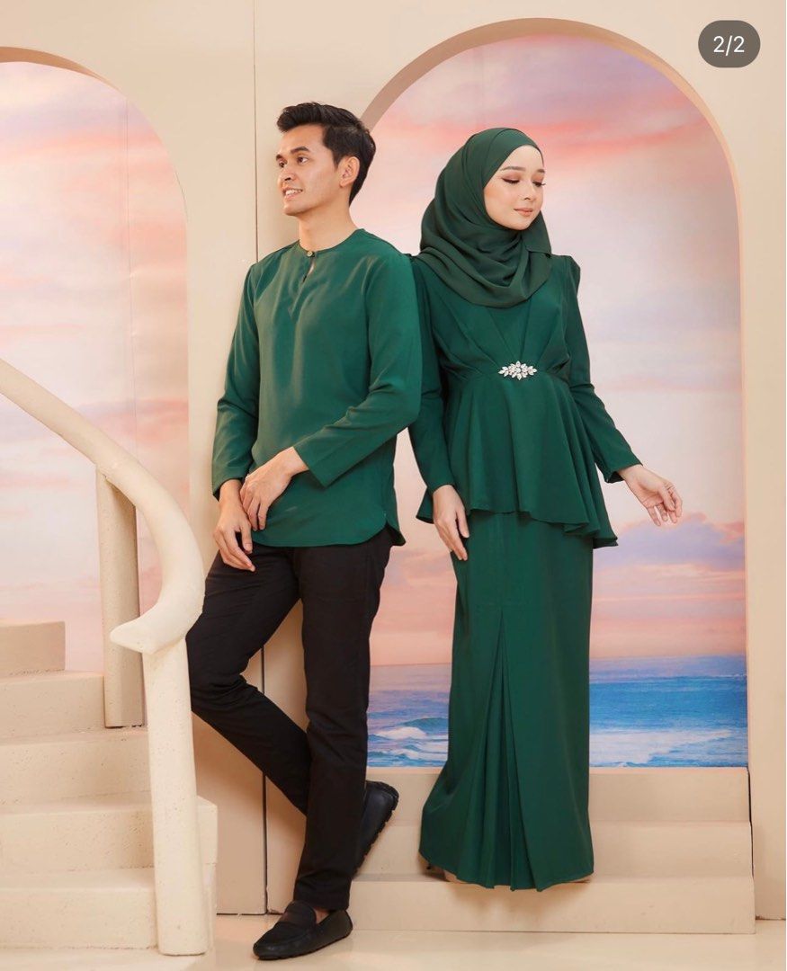 baju kurung moden péplum