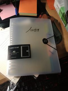 Binder Notebook a5 size