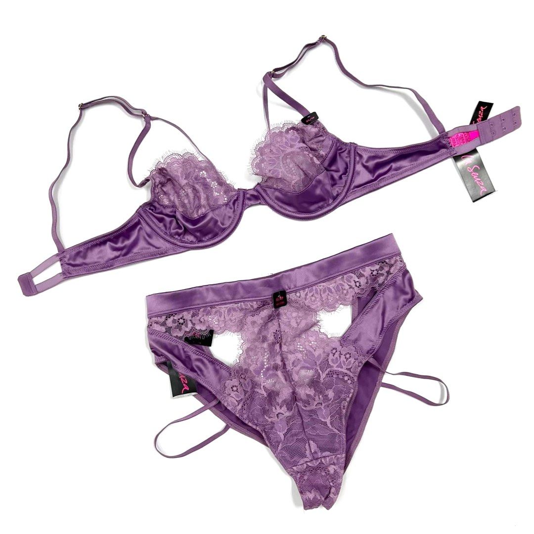 LA SENZA Beyond Sexy Lilac Lace 32B Bra, Women's Fashion, New Undergarments  & Loungewear on Carousell