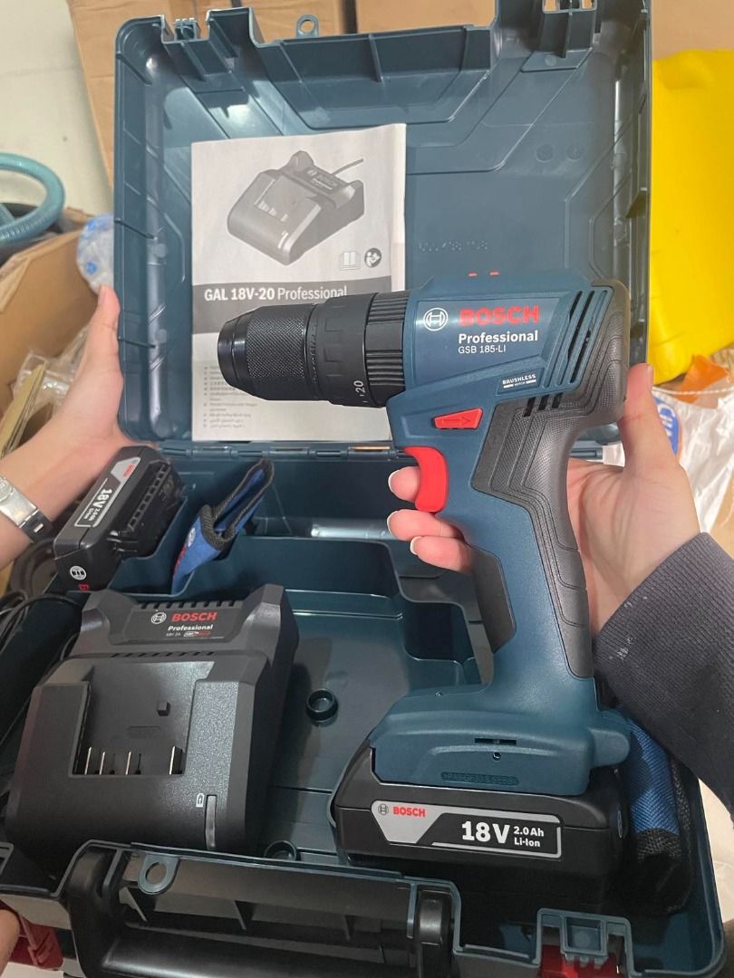 Bosch Cordless Impact drill (Category: Construction Tools & Equipment) located in Manila. Submitted by 09150361920ronvillaflor (Listing ID 1288499771, Image 1). Description: Bosch Cordless Impact drill Specs: 18V GSB 185-Li ₱10,625 For inquiries GLOBE:📞 ☎ 0⃣9⃣1⃣5⃣0⃣3⃣6⃣1⃣9⃣2⃣0⃣ 📞 ☎ 0⃣9⃣1⃣5⃣0⃣3⃣6⃣1⃣9⃣2⃣0⃣ Email me@ 📫 📑 r-o-n-.-h-a-y-a-i-@-g-m-a-i-l.c-o-m Check my Carousell: https://www.carousell.ph/u/ronvillaflor0/ PRICE MAY CHANGE WITHOUT PRI