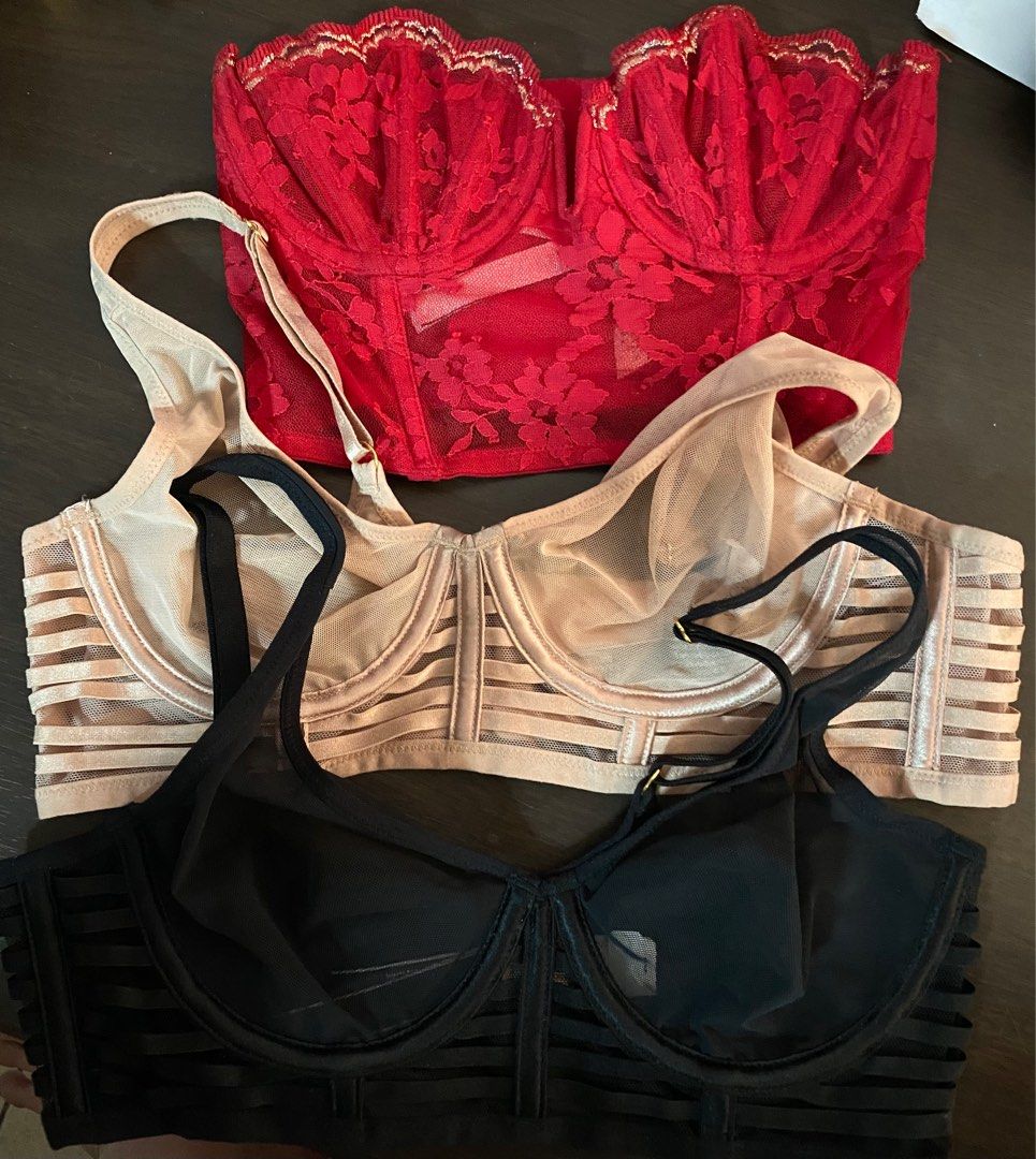 Victoria's Secret Lace Wireless Bra, 30B, Women's Fashion, New  Undergarments & Loungewear on Carousell