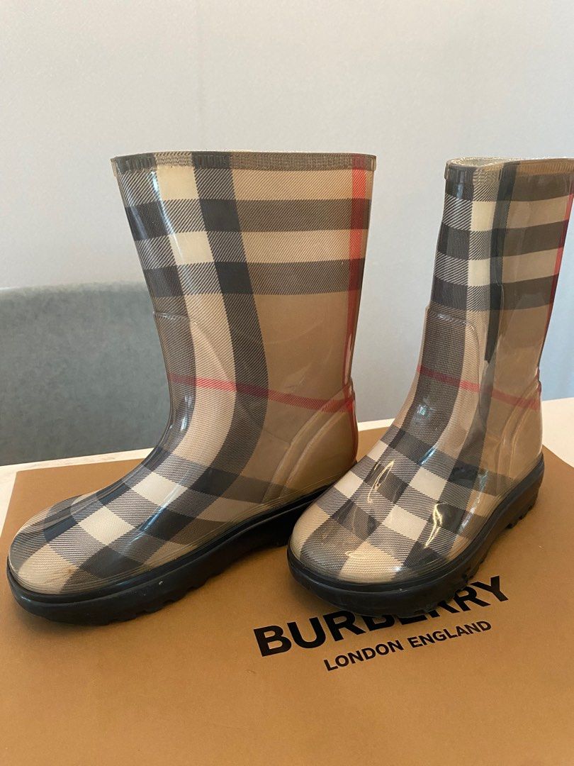 Original burberry rain boots shop