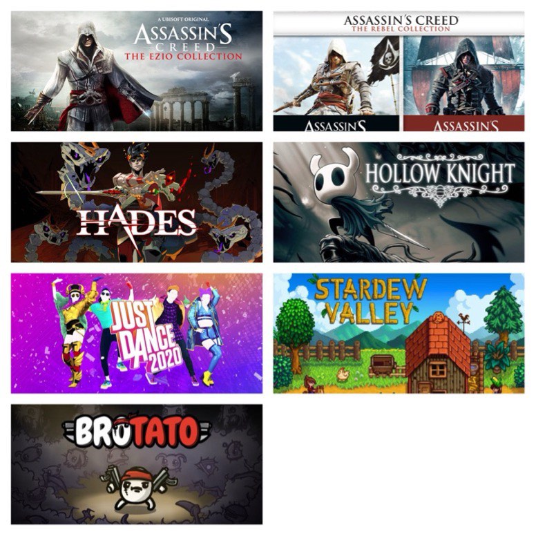 Nintendo switch free games 2020 store