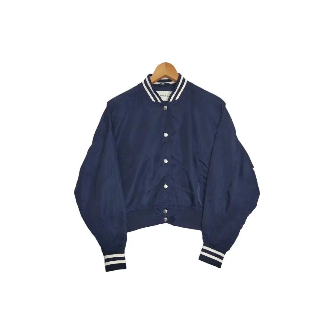 Calvin Klein varsity jacket Women s Fashion Coats Jackets and