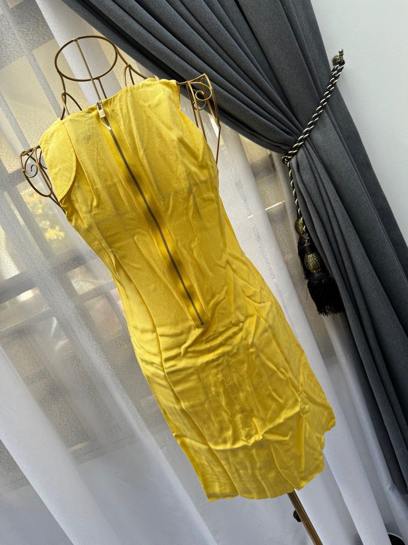 Calvin Klein Yellow Dress