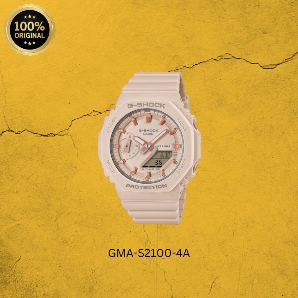 Casio Oak G-Shock Gma-s2100-4a Casio Womens (Category: Women's Watches) located in Manila. Submitted by watchforlessofficial (Listing ID 1288632425, Image 1). Description: Specifications Basic Information Case size (L× W× H) 46.2 × 42.9 × 11.2 mm Weight 41 g Case and bezel material Carbon / Resin Band Resin Band Construction Shock Resistant Carbon Core Guard structure Water resistance 200-meter water resistance Power supply and battery life Appro