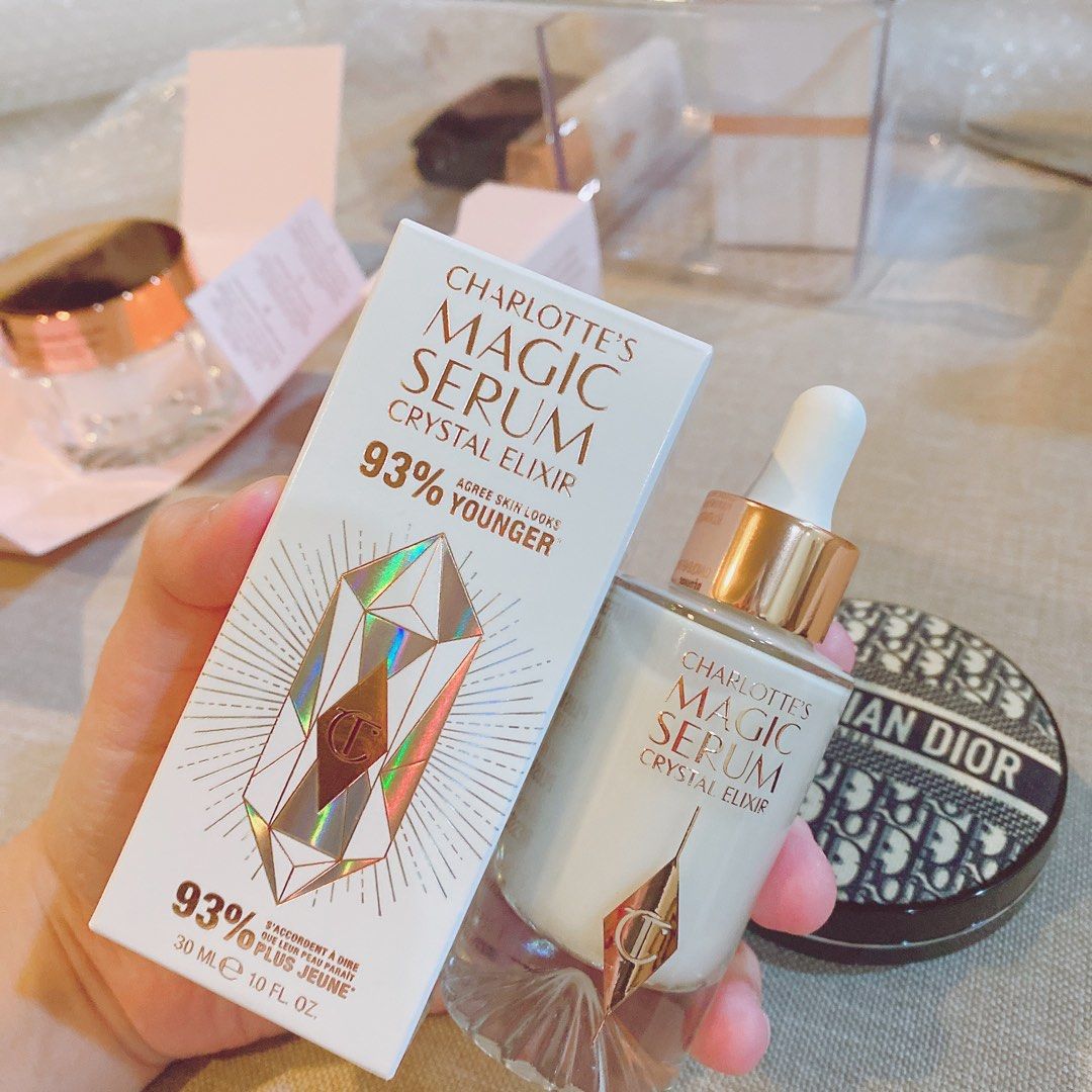 Charlotte Tilbury Magic Serum Crystal Elixir Serum (Category: Face Care) located in Davao. Submitted by misisnijungkook (Listing ID 1288587219, Image 1). Description: 🙅‍♀️FIXED PRICE. This costs $85USD 🫠 no haggling. No last price BNEW PURCHASED IN UK ON HAND AND READY TO SHIP BUYERS WITH HISTORY OF JOY RESERVERING ARE NOT ALLOWED✌️✌️✌️✌️ LET'S NOT WASTE EACH OTHERS TIME! Shipping: J&T only SHIPPING FEE TO BE SHOULDERED BY THE BUYER ❌NO COD NO 
