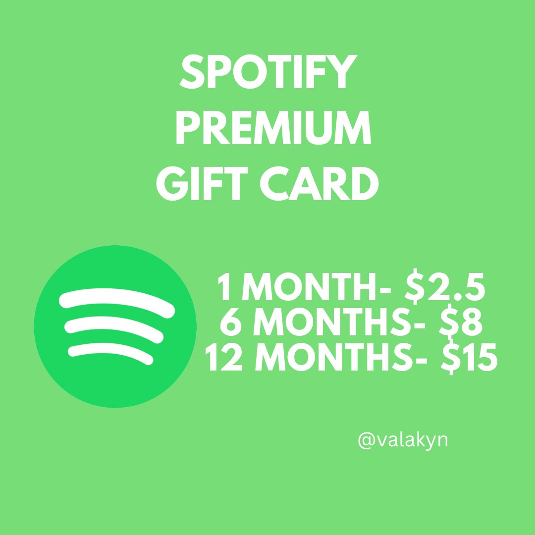 Spotify Gift Card €30 | islandmovecarrentals.com