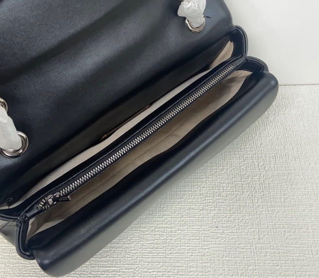 Matte black discount coach purse