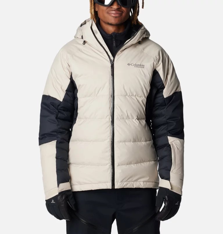 Men's down top jacket columbia