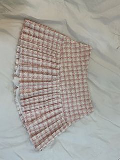 coquette pink mini skirt