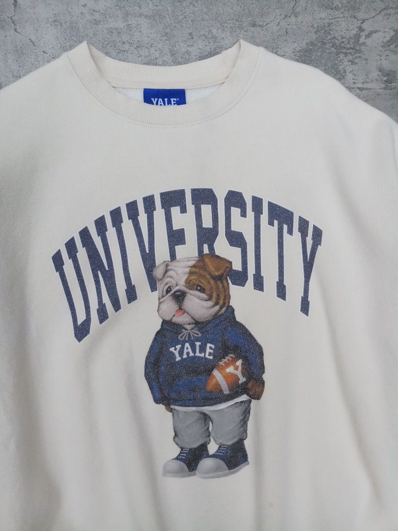 CREWNECK YALE UNIVERSITY CREWNECK YALE SECOND CREWNECK GEMOY OVERSIZE
