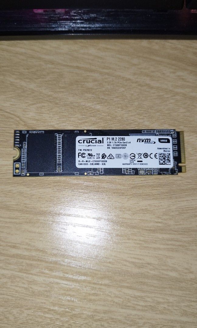 Crucial p1 sale 500gb