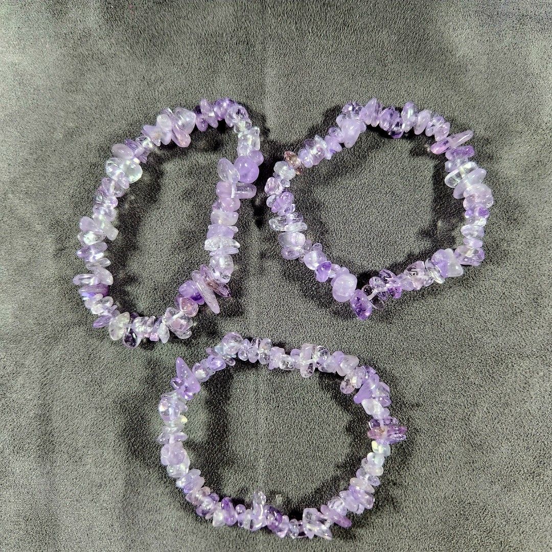 Purple hotsell crystal bracelet