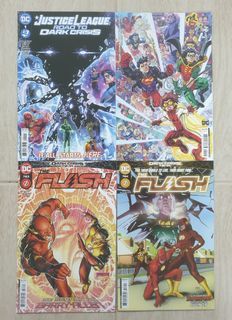 DC Dark Crisis tie ins Justice League Flash