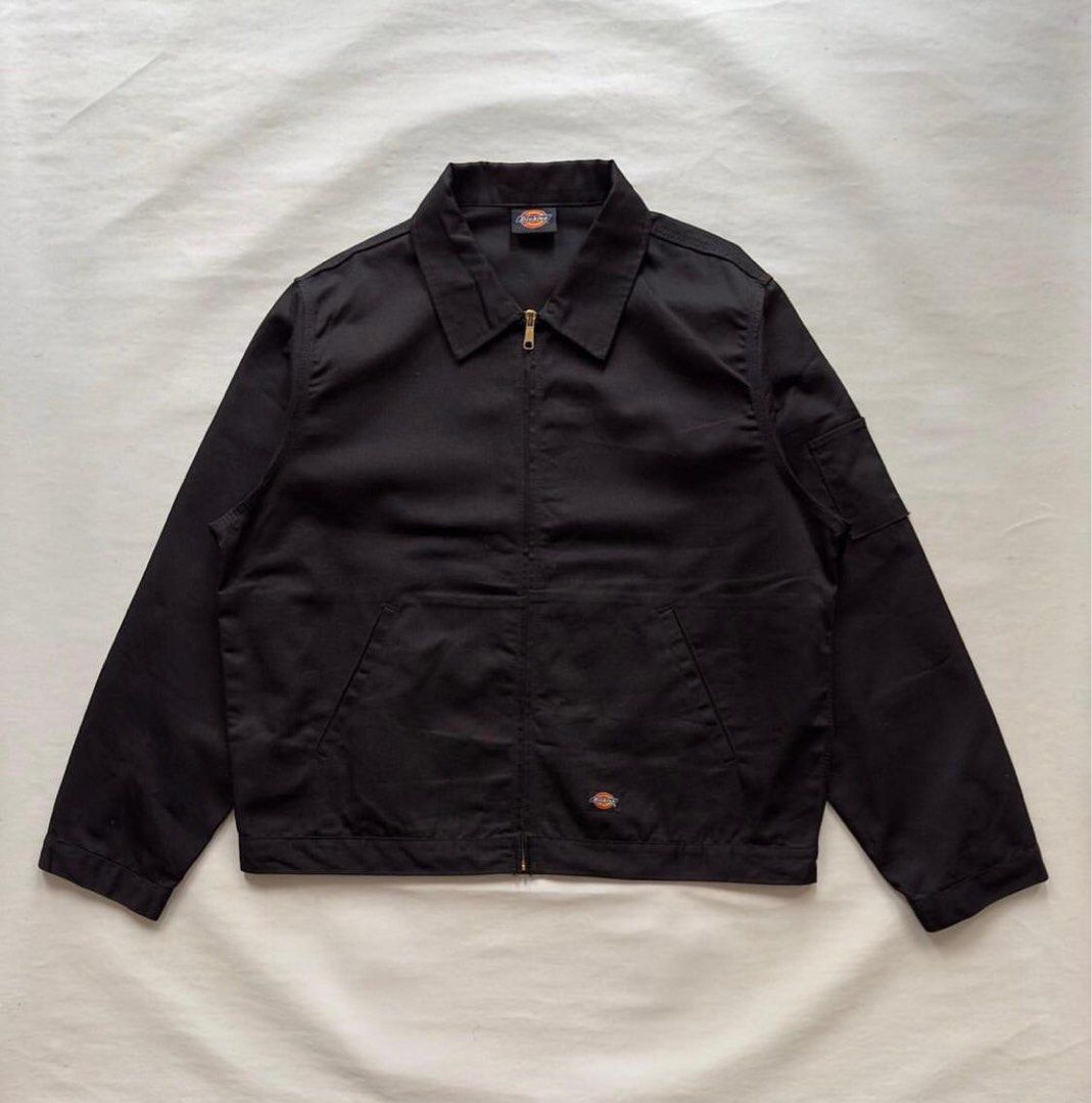 DICKIES WORK JACKET JT75 black Fesyen Pria Pakaian Atasan di Carousell