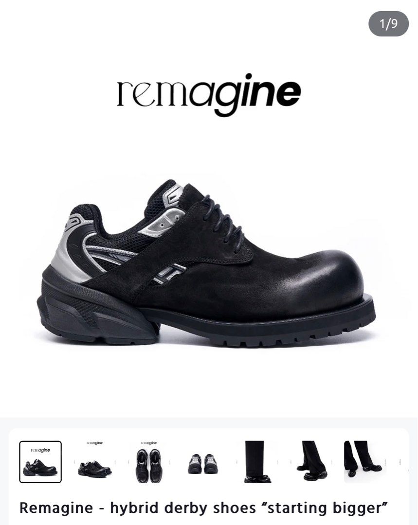 EU43] - Remagine - hybrid derby shoes “starting bigger, 男裝, 鞋 ...