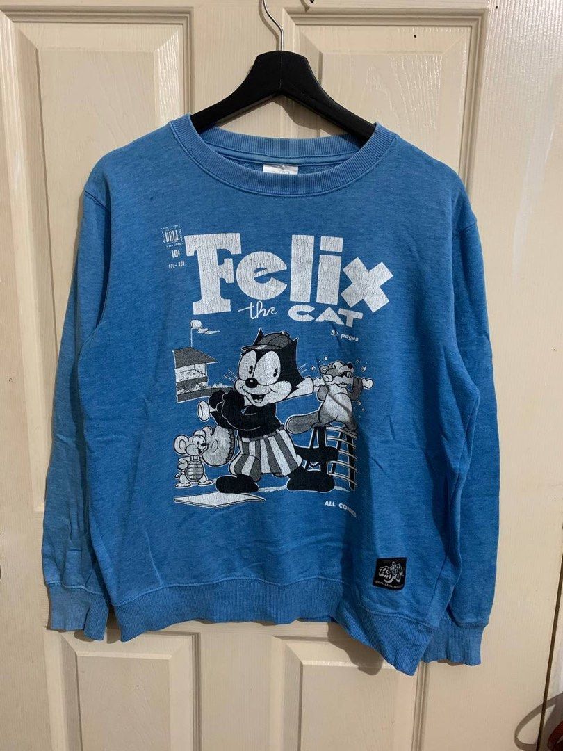 felix the cat sweatshirt Men s Fashion Tops Sets Hoodies on Carousell