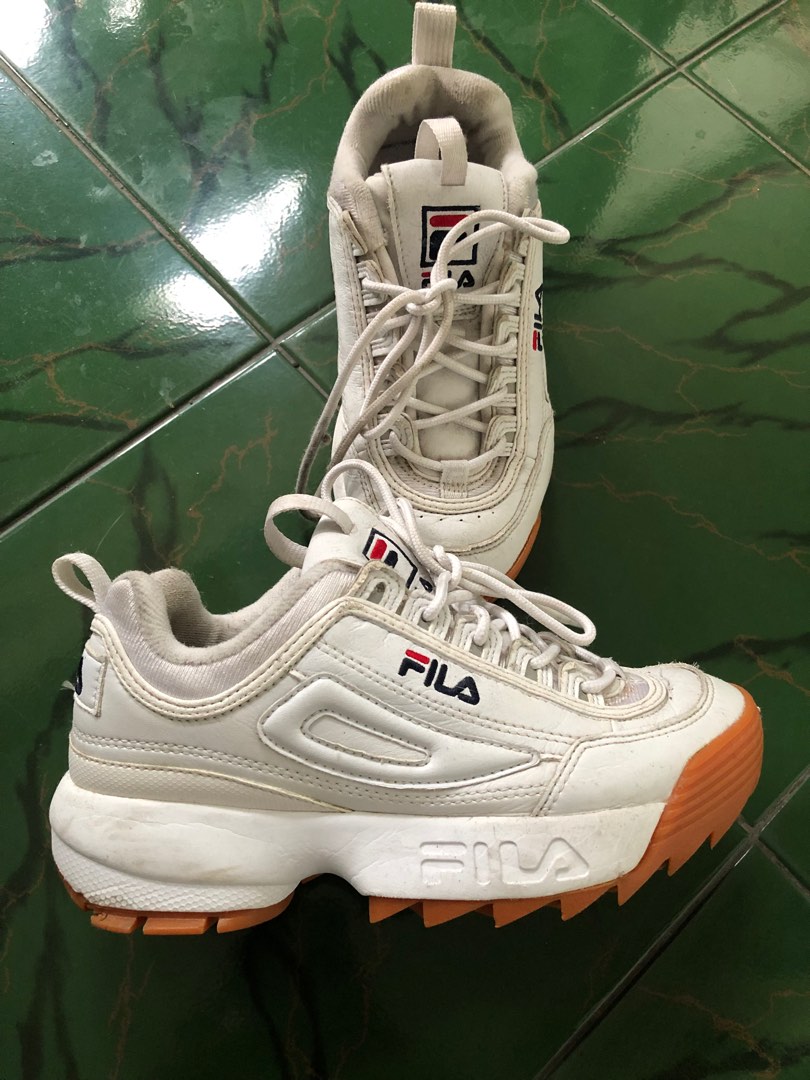 Fila disruptor white gum sole new arrivals