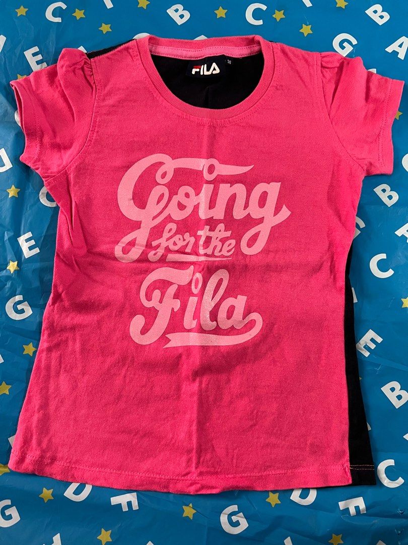 FILA girls T shirt 4 5 years free Padini top Babies Kids
