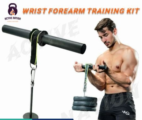 Barbell online wrist roller