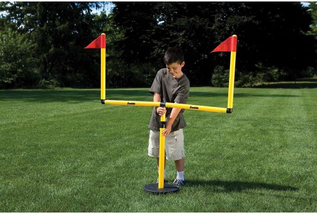 Franklin Sports Youth Football Goal-Post Set — Kids’ Football Goal Post ...