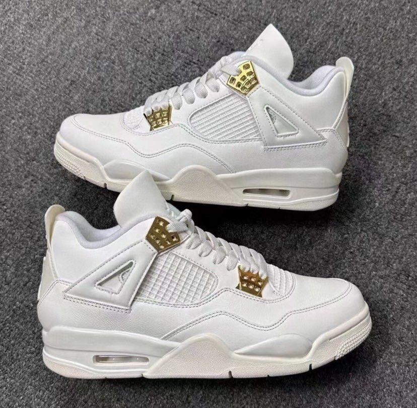 Gold outlet 4s jordans