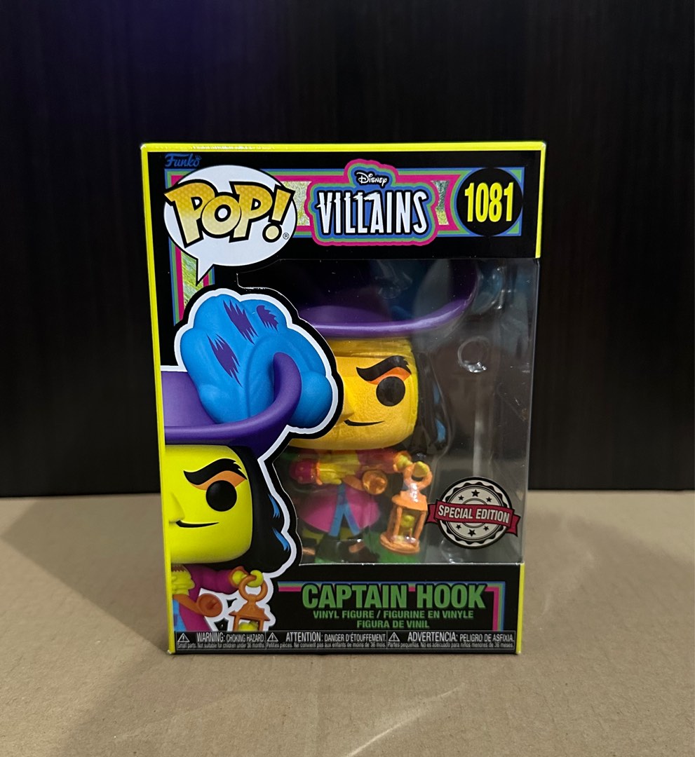 Funko Pop Disney Villains Captain Hook #1081, Hobbies & Toys, Toys
