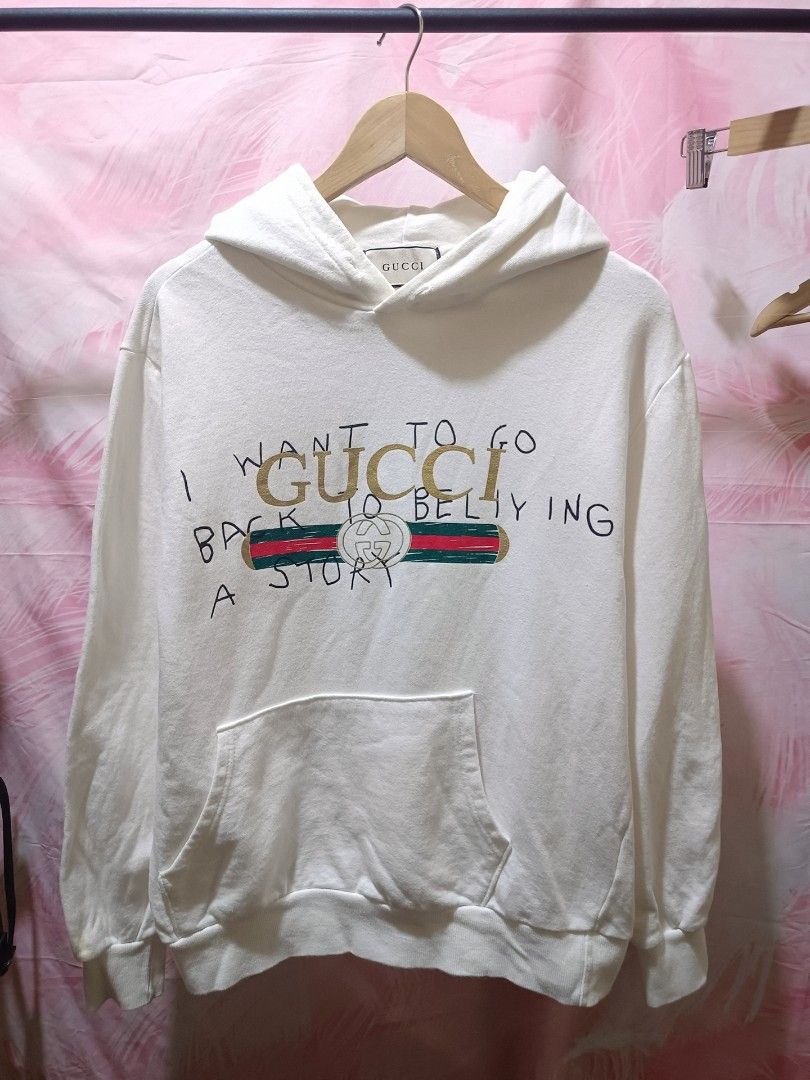 Gucci cities hoodie white deals