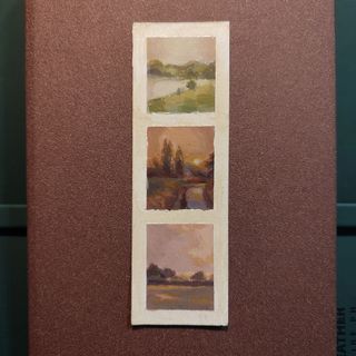 Hand-painted Vintage film inspired bookmark
