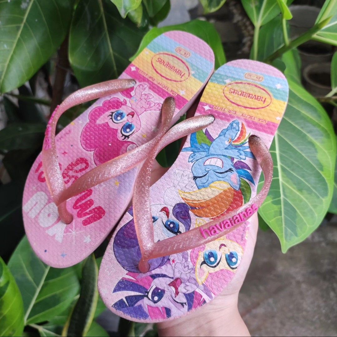 Havaianas My Little Pony Pink Slippers Babies Kids Babies Kids Fashion on Carousell