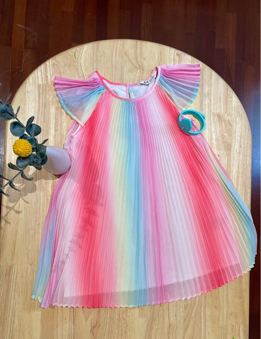 H M rainbow Dress Babies Kids Babies Kids Fashion on Carousell