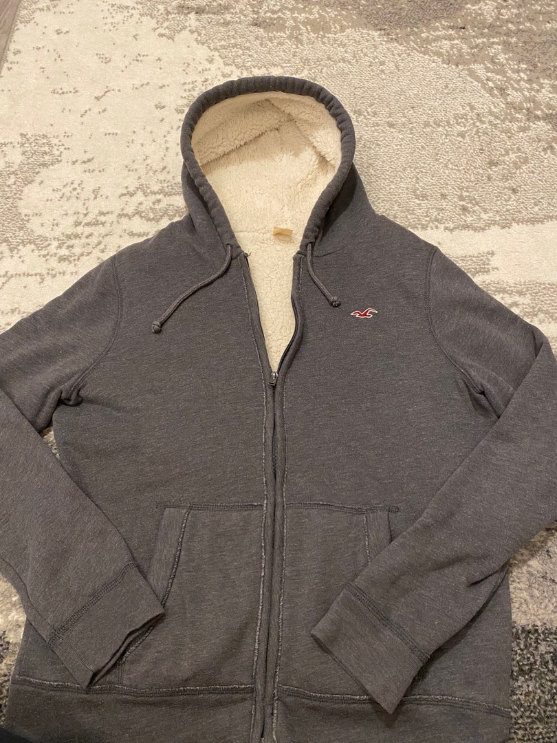 Hollister wool jacket hot sale