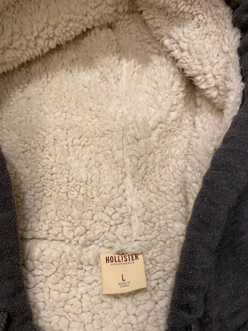 Hollister wool jacket store