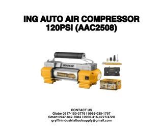 ING AUTO AIR COMPRESSOR 120PSI (AAC2508)