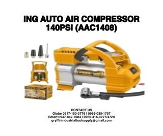 ING AUTO AIR COMPRESSOR 140PSI (AAC1408)