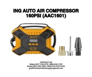 ING AUTO AIR COMPRESSOR 160PSI (AAC1601)