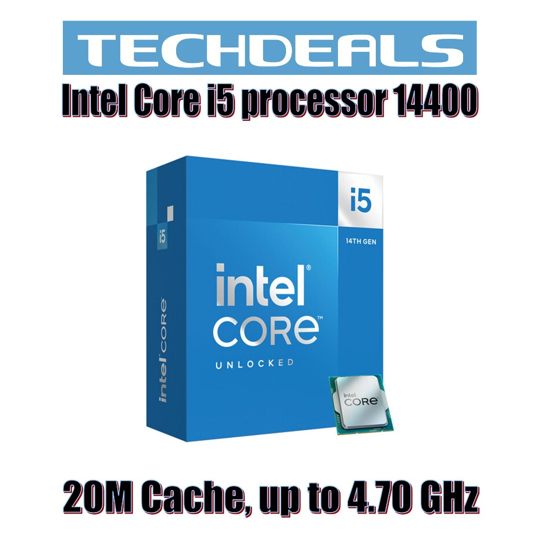 Intel Core i5 processor 14400 20M Cache, up to 4.70 GHz, Computers
